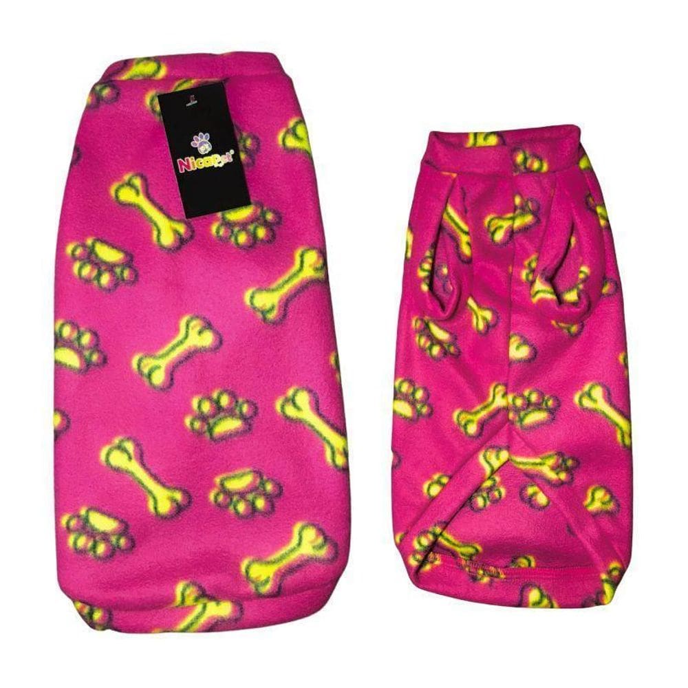 Roupa Para Cães - Suéter Para O Inverno Rosa Especial