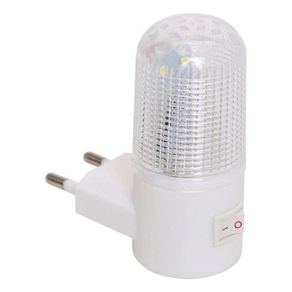 Kit 2 Luminária De Tomada Abajur Led Mini Luz Noturna Bivolt