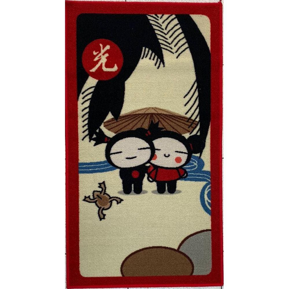 Tapete Pucca 80x120 08 infantil praia