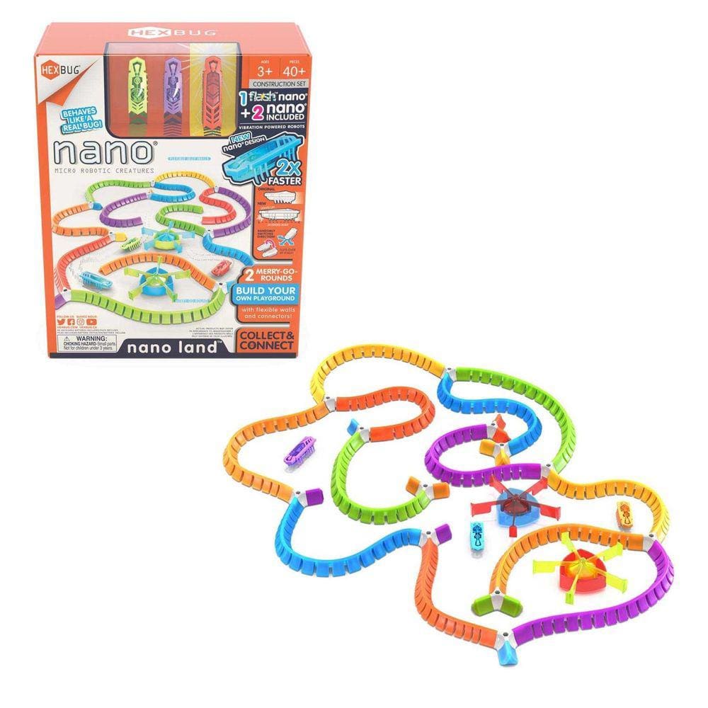 Brinquedo Insetos Robôs Nano Land Obstáculos Hexbug 41 Peças