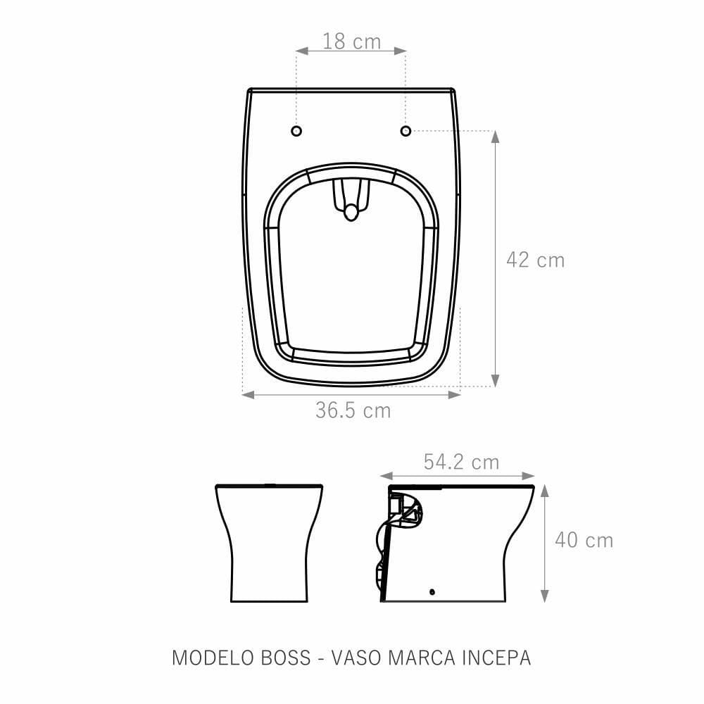 Tampa De Vaso Boss Preto Tampa Para Vaso Incepa De Mdf Preto