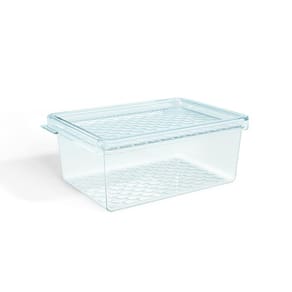 Organizador Multiuso Transparente com Tampa 600ml