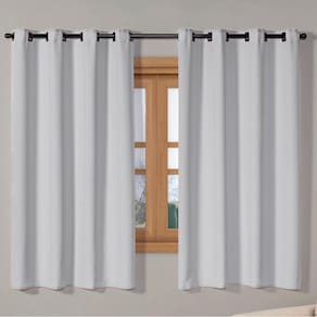 Cortina Blackout Tecido 2,20M X 1,30M Corta 100% Luz Gelo