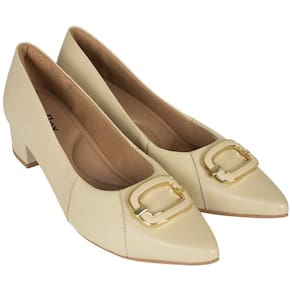 Scarpin Usaflex Vanilla Feminino