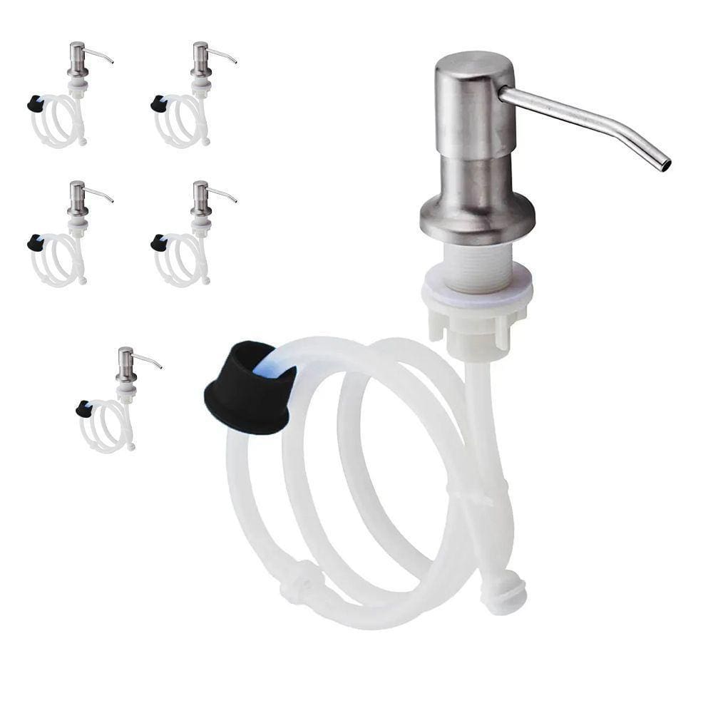 Dispenser Dosador Mangueira Flexivel Kit 5 Unidades Embutir Suporte Pia
