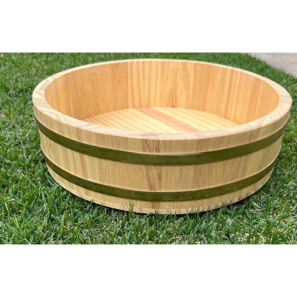 Bacia Tigela Madeira Arroz 42cm Hanguiri - Profissional