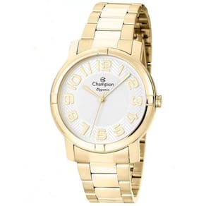 Relógio Champion Dourado Feminino Elegance Lançamento Com