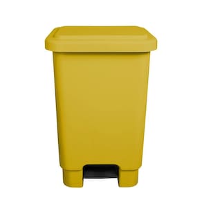 Lixeira Plástica Retangular com Pedal 100L - Haste Externa