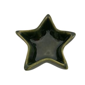 Mini Bowl Estrela 6x10x2,5cm Verde Queimado Arte Tempo