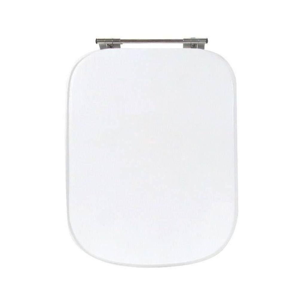 Assento Sanitário Poliéster para Louça Tivoli ideal Standard Aço Branco
