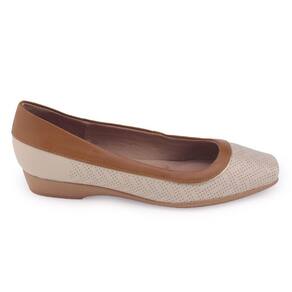 Sapatilha feminina Usaflex MM1602002 bico quadrado