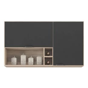 Armário Aéreo Firenze 120cm 2 Portas com Nichos Demobile