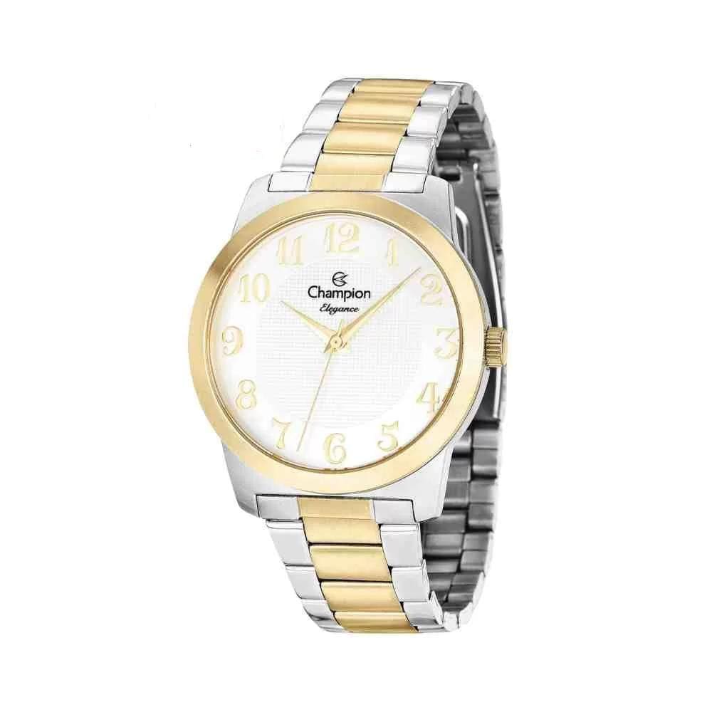 Relógio Feminino Prata Dourado Champion Lançamento