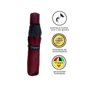 Sombrinha Resistente Manual Prova De Vento Voyagem 010L Vn
