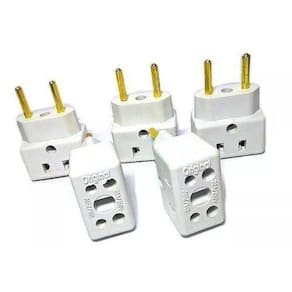Adaptador De Tomada Universal 10A / 20A Para 10A Kit C/5 Un.