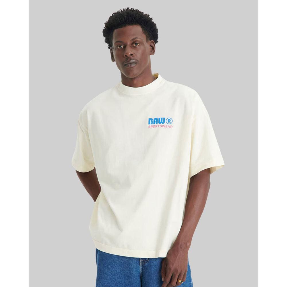 Camiseta BAW Runner Sport Vintage Oversized - Off White - GG