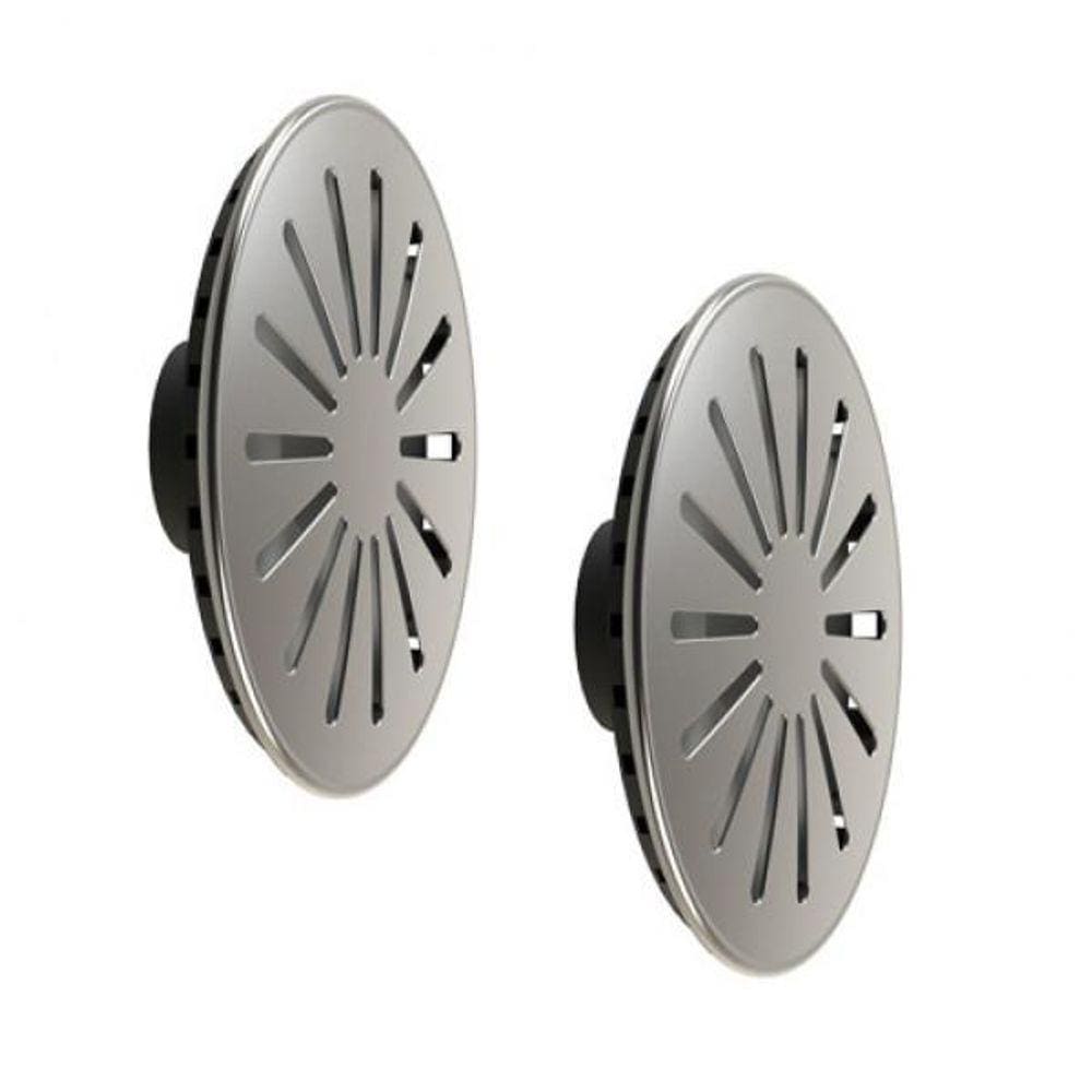 2 Ralos De Fundo Inox Anti Turbilhão 60Mm Piscinas Alvenaria