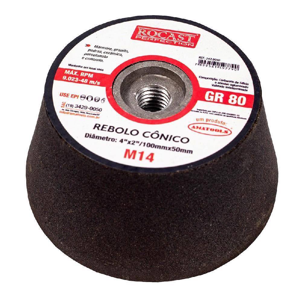 Rebolo Cônico 4 X 2 - Gr 80 242,0010 - Rocast