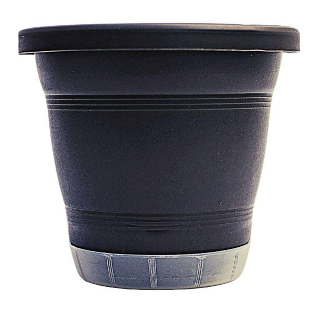 Vaso Milano Prato Anti-Dengue (G-35x30) Preto RIQUEPLÁS