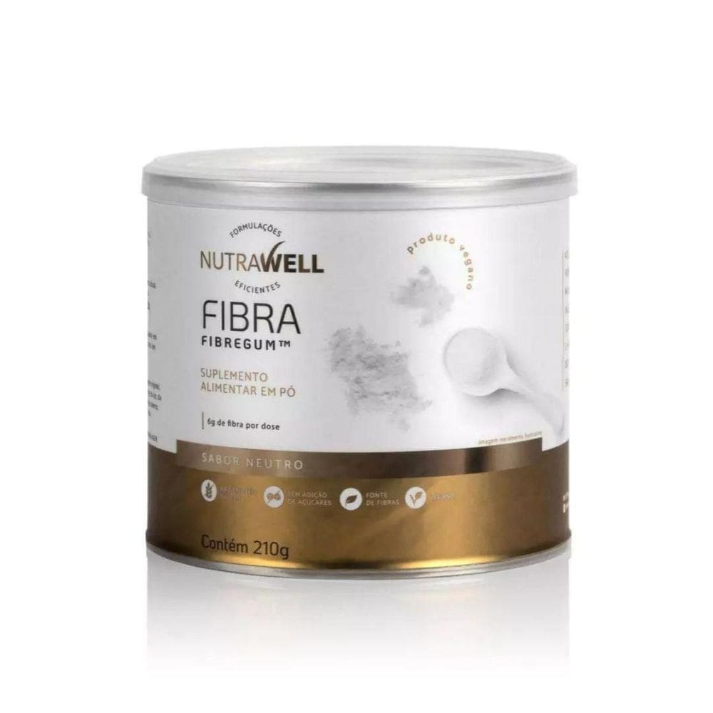 Fibra Fibregum Neutro 100% Vegetal Nutrawell 210G