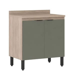 Balcão Firenze 2 Portas 80cm com Tampo MDP - Demóbile
