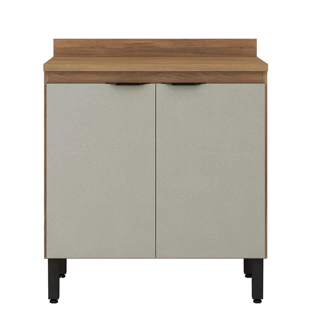 Balcão Firenze 2 Portas 80cm com Tampo MDP - Demóbile