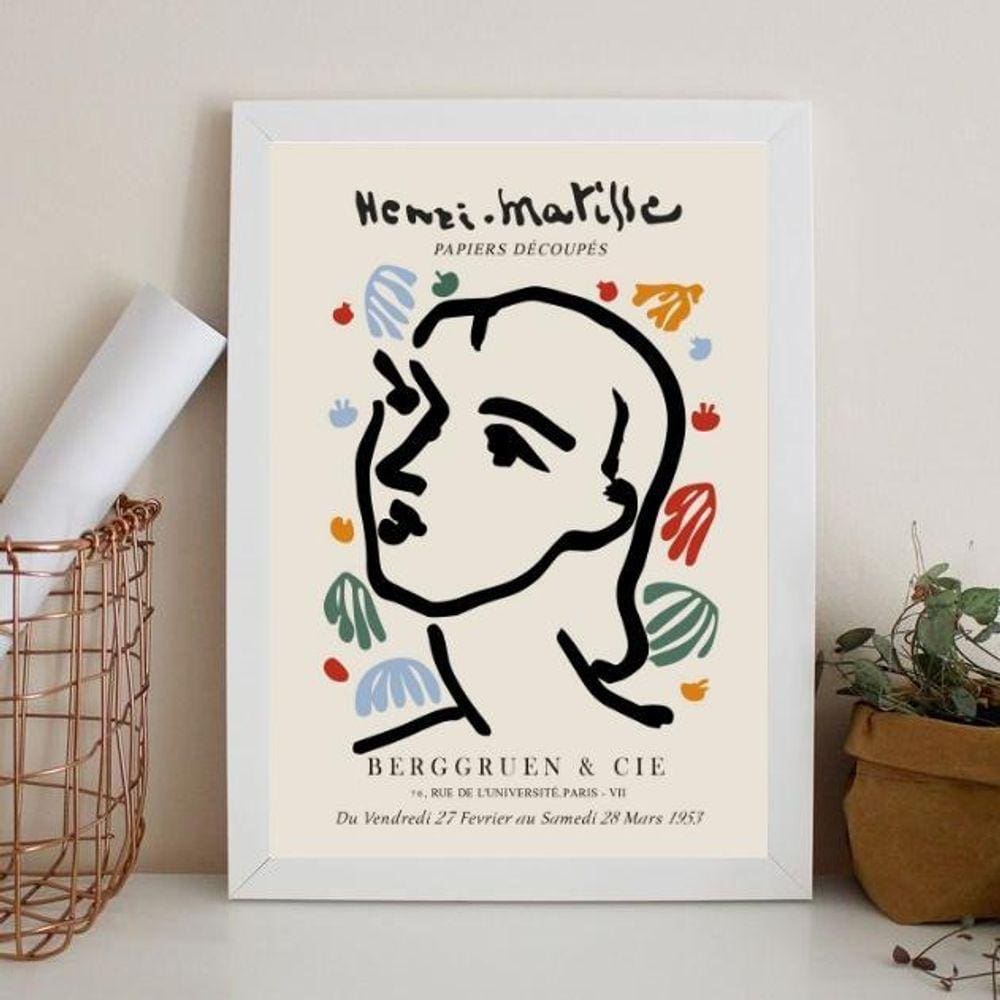 Quadro Poster Henri Matisse - Mulher 33X24Cm