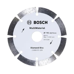 Disco Diamantado Bosch Turbo Multimaterial 110mmX20mm 16mmX8mm