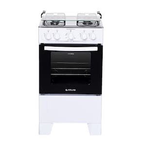 Fogão 4 Bocas Coliseum Plus com Forno Atlas 50 Litros Branco