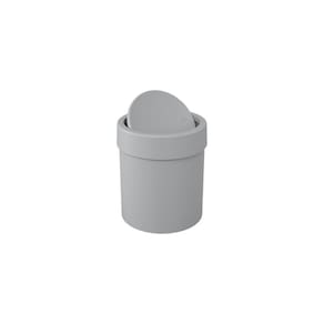 Lixeira com Tampa Basculante 5L Cor Neutra Coza