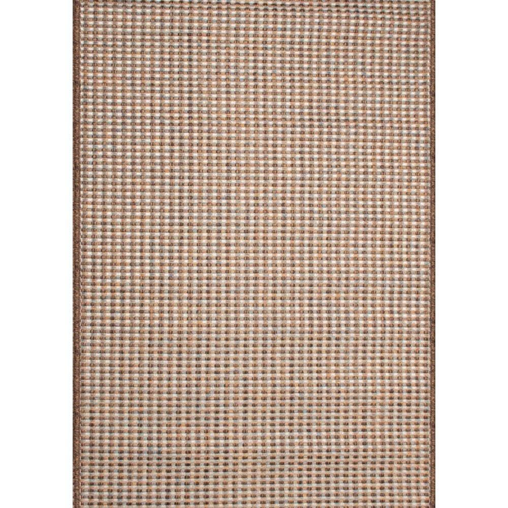 Tapete Buzios 200x250 Barra 49 Marrom/Azul