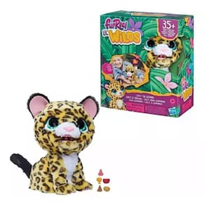 Furreal Leopardo Interativo Lil Wilds Lola – 35 sons e reações , Come , lambe - Sunny