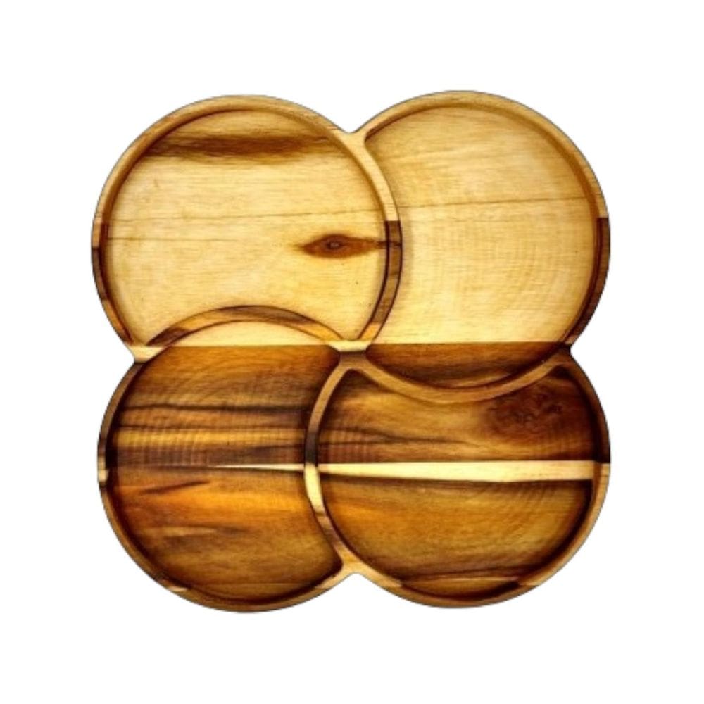 Petisqueira Flor Grande 04 Cavidades