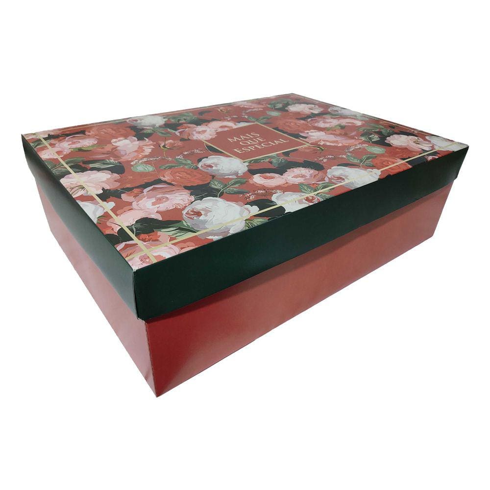 Caixa Retângular com Tampa Bem Querer G - 46x33x14 - 01 un