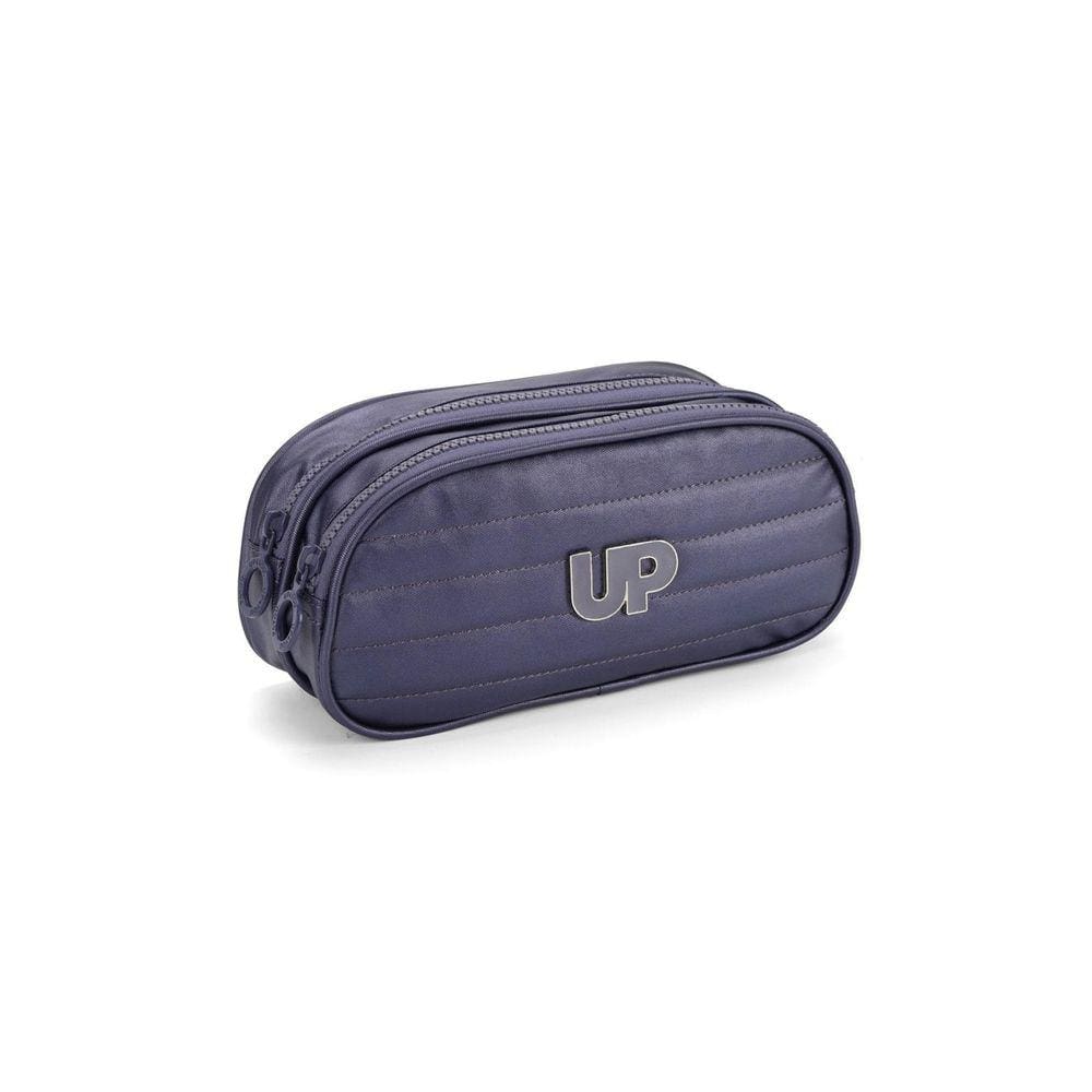 Estojo Duplo Escolar Crinkle Luxcel Et47246Up Metalizado