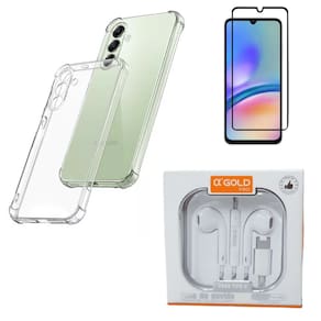 Kit Capinha Antishock S24 Ultra + Pelicula 3D + Fone Com Fio - ArmyShield