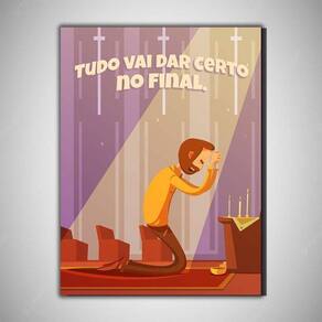 Placas MDF 20x30 cm - Kit 1 Peça - Colagem Parede