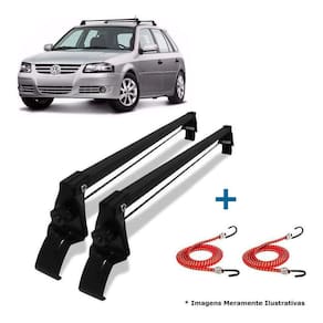 Rack Teto Bagageiro + 2 Elasticos Gol 4 Portas Bola G2 G3 G4