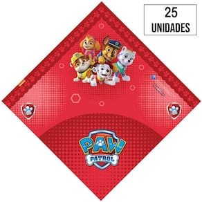 Embalagem para Ovo Patrulha Canina Vermelho 350g a 500g 25 Un