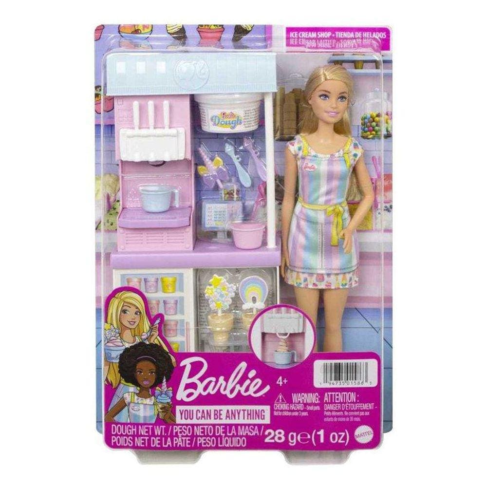 Barbie Profissões Sorveteria Divertida - Mattel
