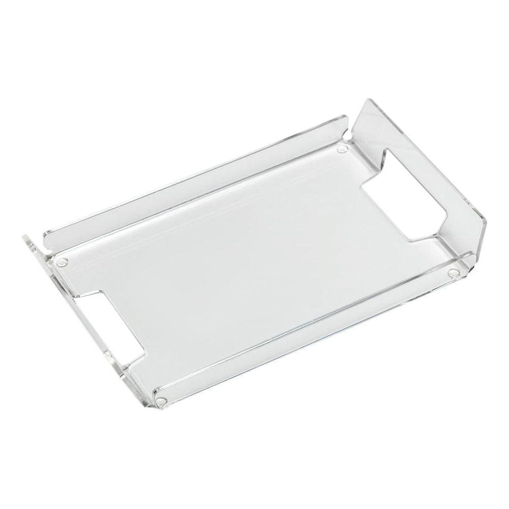 Bandeja Acrílica Transparente Hara Alça Lateral 30X20 Cm