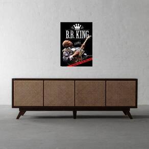 Quadro Rei Do Blues- Bb King 45X34Cm
