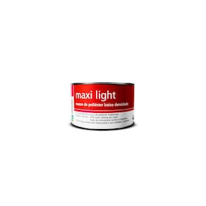 Massa Poliéster 500 Maxi Light Maxi Rubber