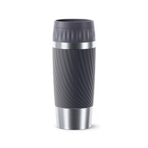 Copo Térmico com Tampa Tefal Easy Twist Cinza 360ml