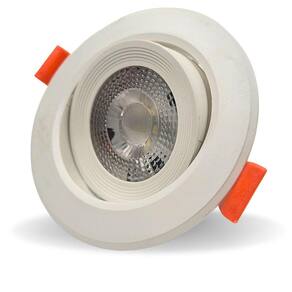 Spot Dicroica Redondo Direcionável Led Smd 3W Frio 6500K