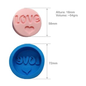 Molde Forma Silicone Fabricação Velas Sabonetes Aromaterapia