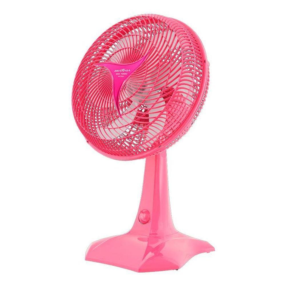 Ventilador Britânia 6 Pás Bvt304 Turbo 30Cm Pink Lovers Rosa