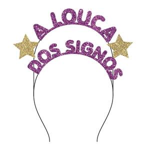 Tiara de Festa A Louca dos Signos em EVA