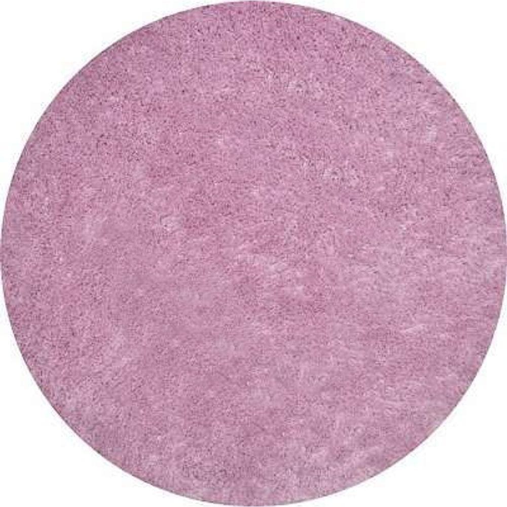 Tapete Classic 200 redondo rosa bebe