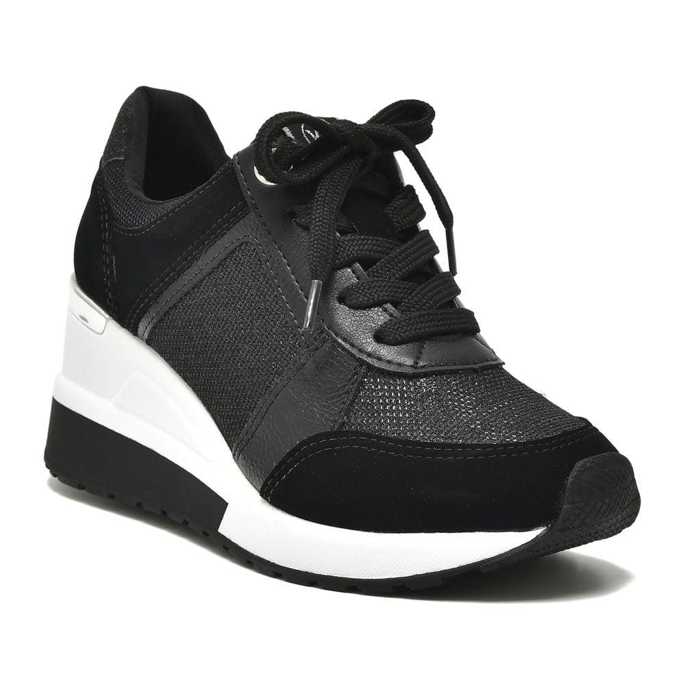 Tênis Feminino Anabela Via Marte Com Salto Alto Casual 046-008
